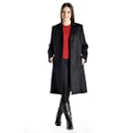 Women's Knee Length Overcoat in Pure Cashmere