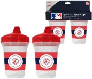Boston Red Sox Spill-Proof Sippy Cups 2 Pack BPA Free