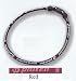 Phiten Titanium Necklace: Color-red, Size-small(18