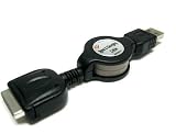 Axim x5 Dell 2.0 USB Retractable Cable Sync + Charge 2 in 1 Features