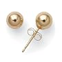 14k Yellow Gold 5mm Ball Earrings