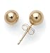 Jewelry : 14k Yellow Gold 5mm Ball Earrings