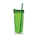 Gemstone Double Wall 16oz. -Hot Cold- Acrylic Travel Tumbler - Apple