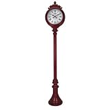 Durocraft 8 Foot Tall Double Sided Clock, Red