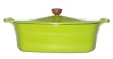 Review Lafont OC50-526 / Lafont 5-Quart Oval French Oven, Apple Green