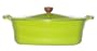 Lafont 5-Quart Oval French Oven, Apple Green