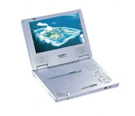 Childrens Toyshop  Electronics : Typhoon Porti - DVD player - portable - display: 7 in