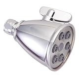 Adjustable 6 Jet Spray Chrome Showerhead