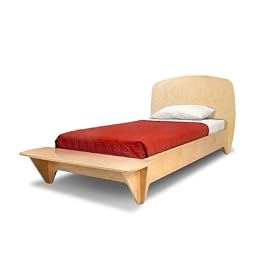 Eco-friendly Kid's Twin Bed - Surfin Kids Natural Finish by Ecotots