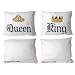 Present Time pillow set in a tin 2 pillow cases L 60cm x W 70cm king and queen design Image