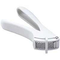 Kuhn Rikon Easy-Clean Garlic Press w/scraper, White