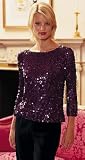CROCHET KNIT WITH PAILLETTES