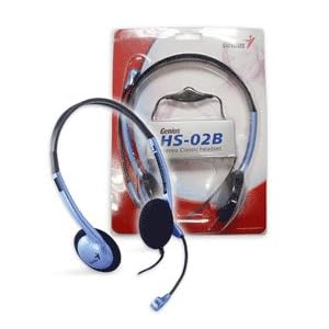 Genius HS-02B 3.5mm Supra-aural Headset $5.99 Shipped