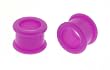 Silicon Double Flare Purple Plug - 9/16'' - Sold as a Pair