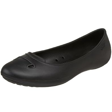 Amazon Crocs Women Mccall Ballet Flat Black Shoes