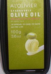 A L'Olivier Extra Virgin Olive Oil Spread with Basil, 3.5oz by Oils