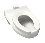 KOHLER K-4329-0 Kingston Elongated Wall-Hung Bowl with Rear Spud, White