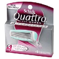 Schick Quattro replacement cartridges of 4)