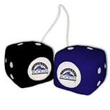 Colorado Rockies Fuzzy Dice