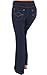 PajamaJeans - Bootcut Dark Blue Indigo Stretch Knit Denim Jeans for Women