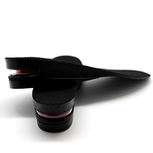 footinsole 2-layer Height Increase Shoes Insole Lift Kit 5 Cm (Approximately 2 Inches) Taller for Women