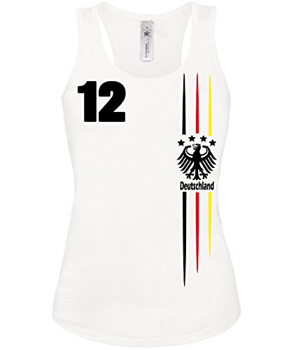 4 STERNE FANSHIRT DEUTSCHLAND FUSSBALL EM 2016 4318(TT-F) Gr. S