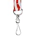 American Flag Patriotic Lanyard