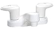Phoenix 4" Lavatory Faucet - White Finish