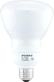 SYLVANIA 16W Compact Fluorescent Flood lamp with BR30 covered reflector, integral 120V ballast, medium screw base, Warm White, 3-Pack # CF15EL/BR30/3PK