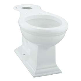 KOHLER K-4289-0 Memoirs Comfort Height Round-Front Toilet Bowl, White