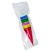 Nestler 4120291 - Sortiment Anh�nget�ten rund, seidenmatt, farbig sortiert, (Krepp) 12cm, 10 St. im Polybeutel