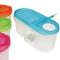 4er Set Sch�ttdosen / Vorratsdosen f�r Zucker, Reis etc. 850ml Inhalt