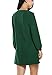 ACEVOG Women Casual Long Sleeve Solid Loose Cocktail Party A-Line Dress