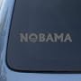 NOBAMA - BARACK OBAMA - Vinyl Car Decal Sticker #1671 | Vinyl Color: Silver