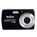 315VyVPbfqL. SL160  RICH T 1200 12.0MP CCD Digital Camera with 3.0 inch LCD Touch Screen 3X Optical Zoom 5X Digital Zoom