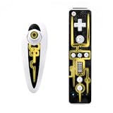 Golden Twilight Design Nintendo Wii Nunchuk + Remote Controller Protector Skin Decal Sticker