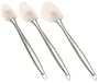 Cuisipro 3-Piece Silicone Spatula Set, Clear