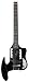 Traveler Speedster Electric Travel Guitar, Gloss Black w/ Gig Bag