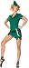Short and Sexy Lady Peter Pan Robin Hood Costume Hat and Dagger