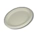 Stalkmarket 100% Compostable Sugar Cane Fiber Oval Platter, 10.5-Inch, 500-Count Case