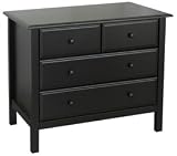 Roxanne 3 Level 4 Drawer Dresser in Ebony Finish By Da Vinci Baby Furniture