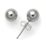 14kWhiteGold5mmBallEarrings