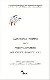 Review Diffusion, Litec  / La personne humaine face au developpement des sciences biomedicales: 200 ans apres la Declaration des droits de l'homme et du citoyen de 1789