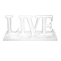 LIVE Decorative Word - White