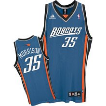 Charlotte Bobcats Adam Morrison #35 Sewn NBA Basketball Swingman Jersey, Blue (Medium)