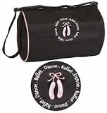 Ballet Circle Embroidered Duffel Bag