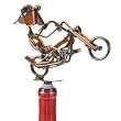 Dog Motorcycle Wine Stopper Spoonies by Richard Kolb