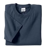 NEW Gildan Ultra Cotton - 100% Cotton T-Shirt Blue Dusk-L