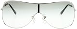 Ray Ban Junior Kids 9507s Shiny Silver Frame/Grey Gradient Lens Metal Sunglasses