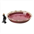 Stoneware Pie Baker With Bird Stoneware Pie Baker With Bird